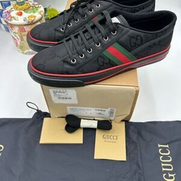 Men's Gucci off the grid sneakers size 12 made in Italy - Picture 4 of 11